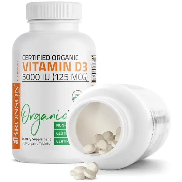Bronson Vitamin D3 5,000 IU Capsules
